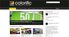 Desktop Screenshot of colorificimaging.com